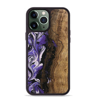 iPhone 13 Pro Max Wood Phone Case - Belinda (Purple, 745466)