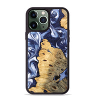 iPhone 13 Pro Max Wood Phone Case - Roxana (Blue, 745468)