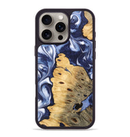 iPhone 16 Pro Max Wood Phone Case - Roxana (Blue, 745468)