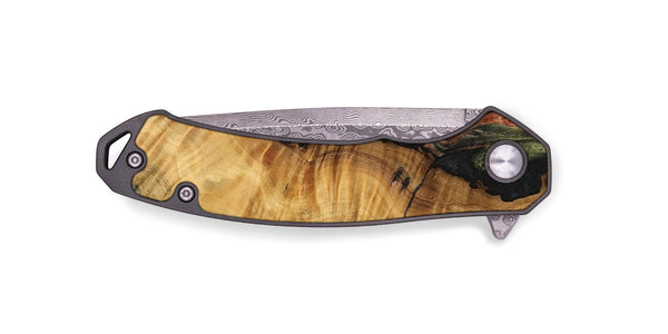 EDC Wood Pocket Knife - Rachel (Green, 745473)