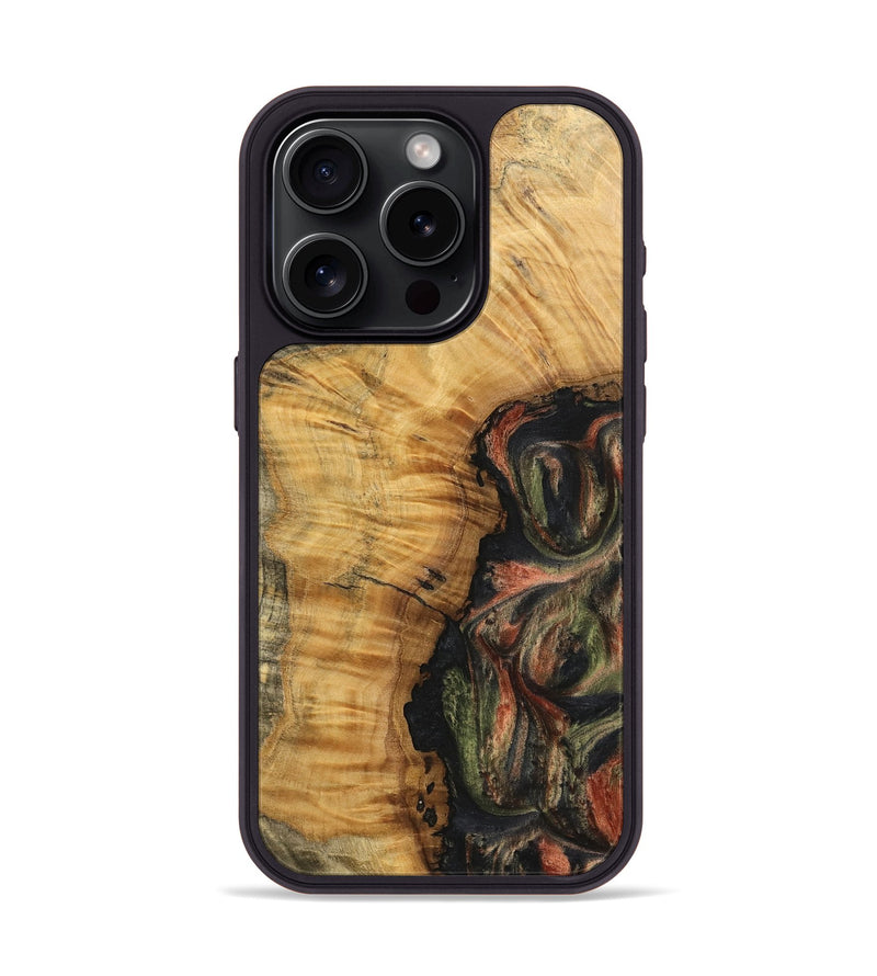 iPhone 15 Pro Wood Phone Case - Rachel (Green, 745473)