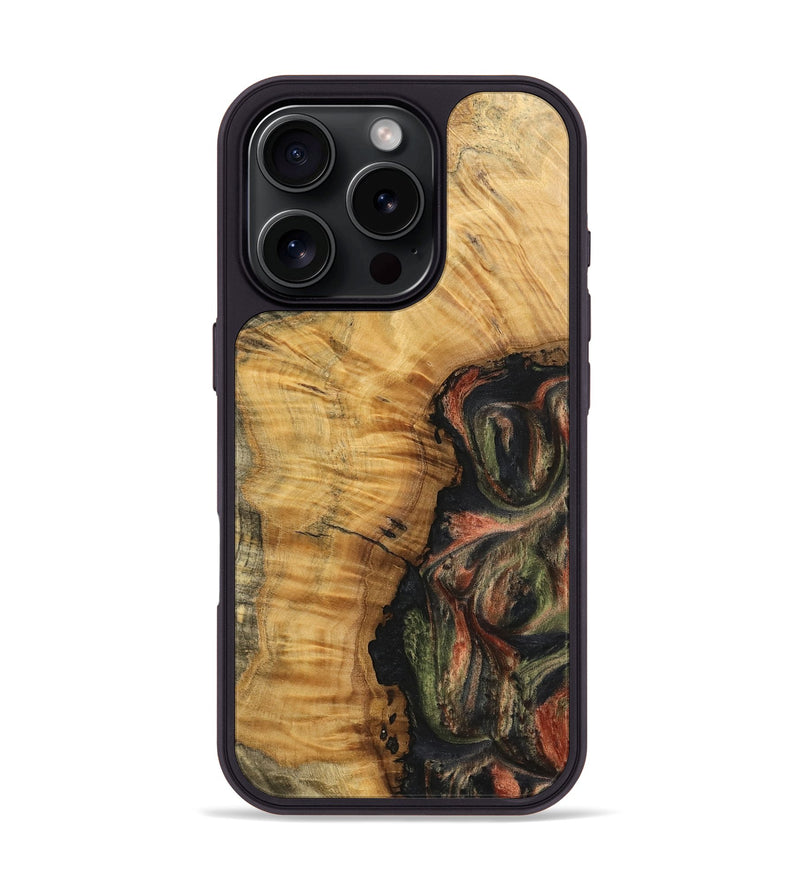 iPhone 16 Pro Wood Phone Case - Rachel (Green, 745473)