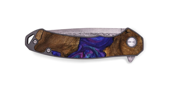 EDC Wood Pocket Knife - Casey (Purple, 745475)