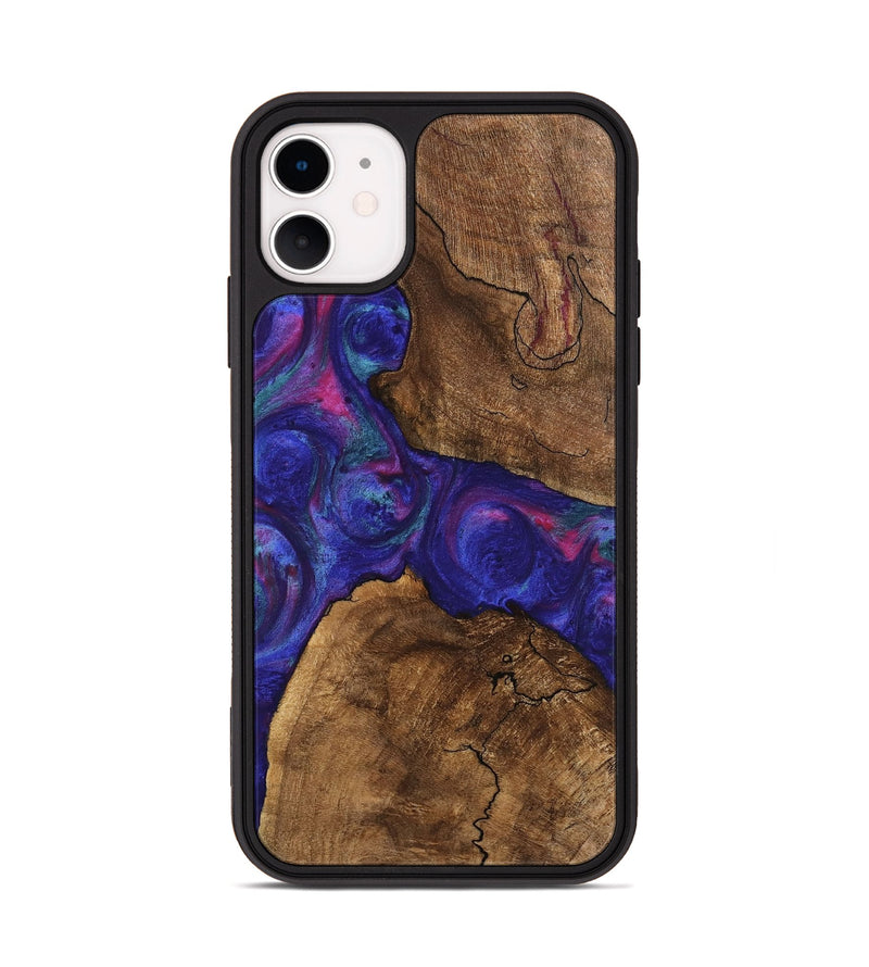 iPhone 11 Wood Phone Case - Casey (Purple, 745475)