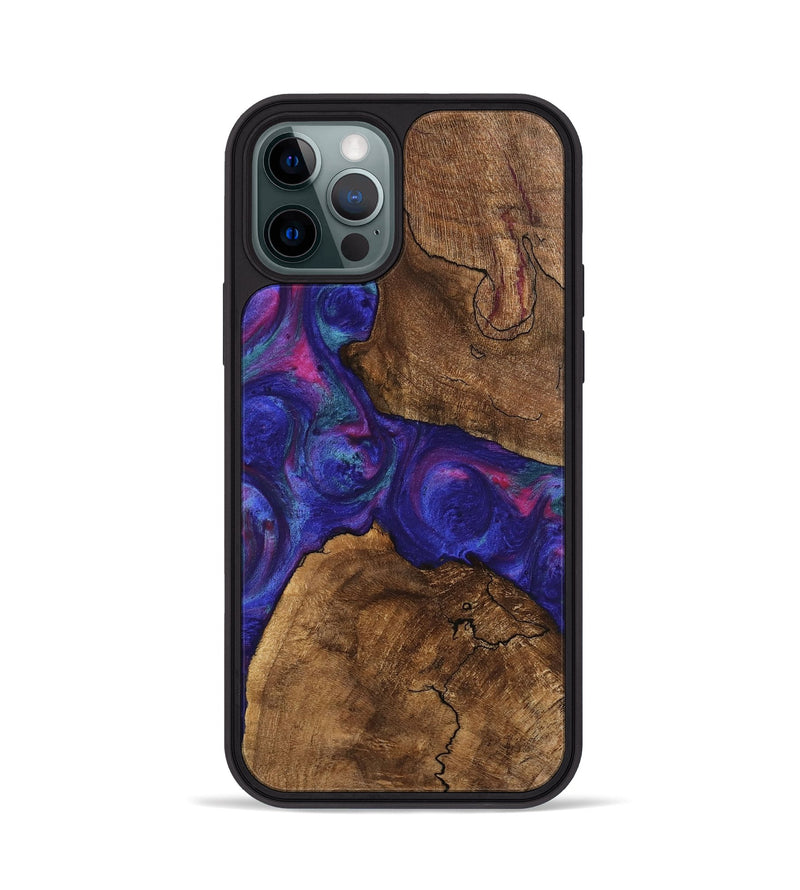 iPhone 12 Pro Wood Phone Case - Casey (Purple, 745475)