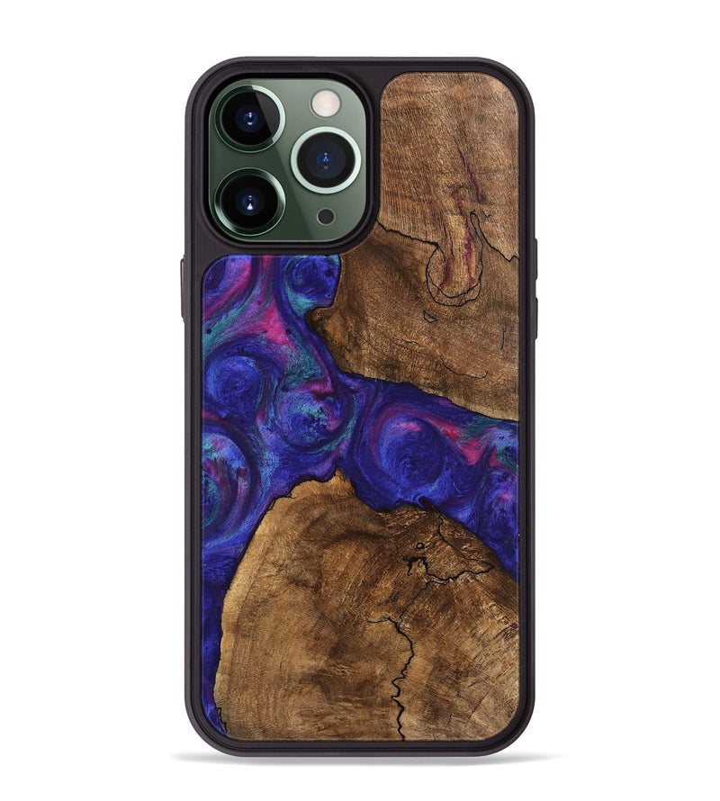 iPhone 13 Pro Max Wood Phone Case - Casey (Purple, 745475)