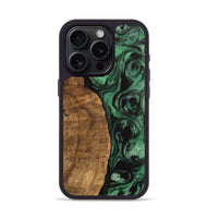 iPhone 15 Pro Wood Phone Case - Keara (Green, 745478)