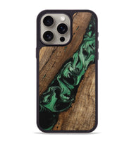 iPhone 15 Pro Max Wood Phone Case - Marisol (Green, 745480)