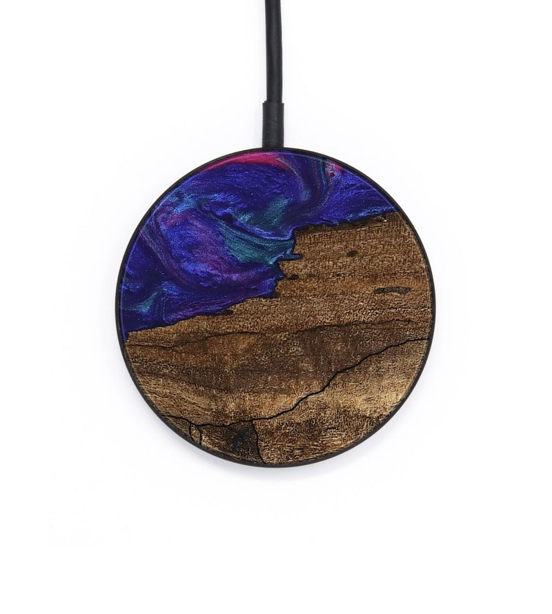 Circle Wood Wireless Charger - Ieshia (Purple, 745481)