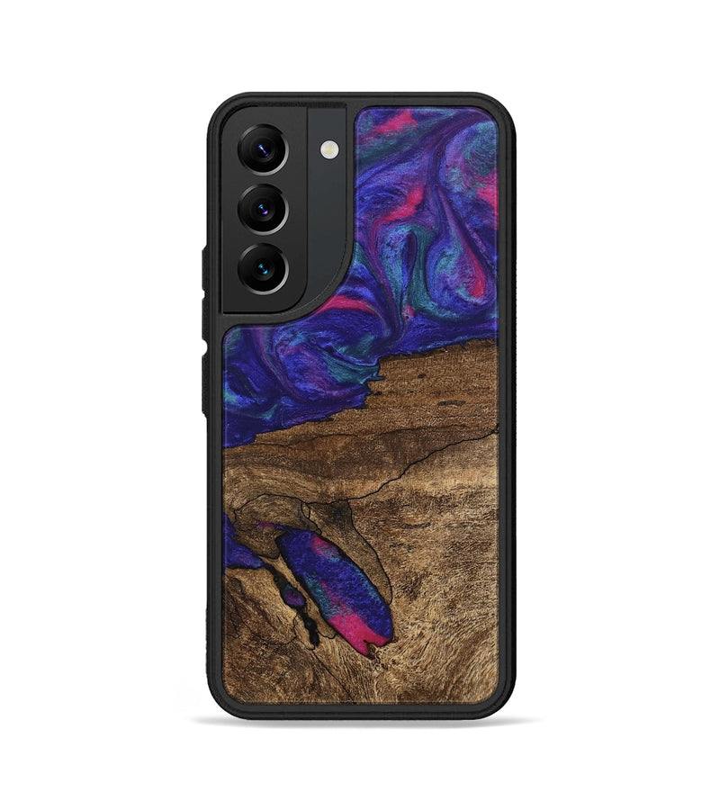 Galaxy S22 Wood Phone Case - Ieshia (Purple, 745481)