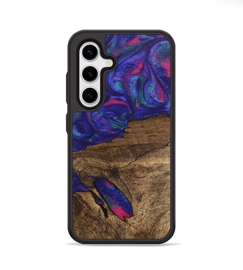 Galaxy S25 Wood Phone Case - Ieshia (Purple, 745481)