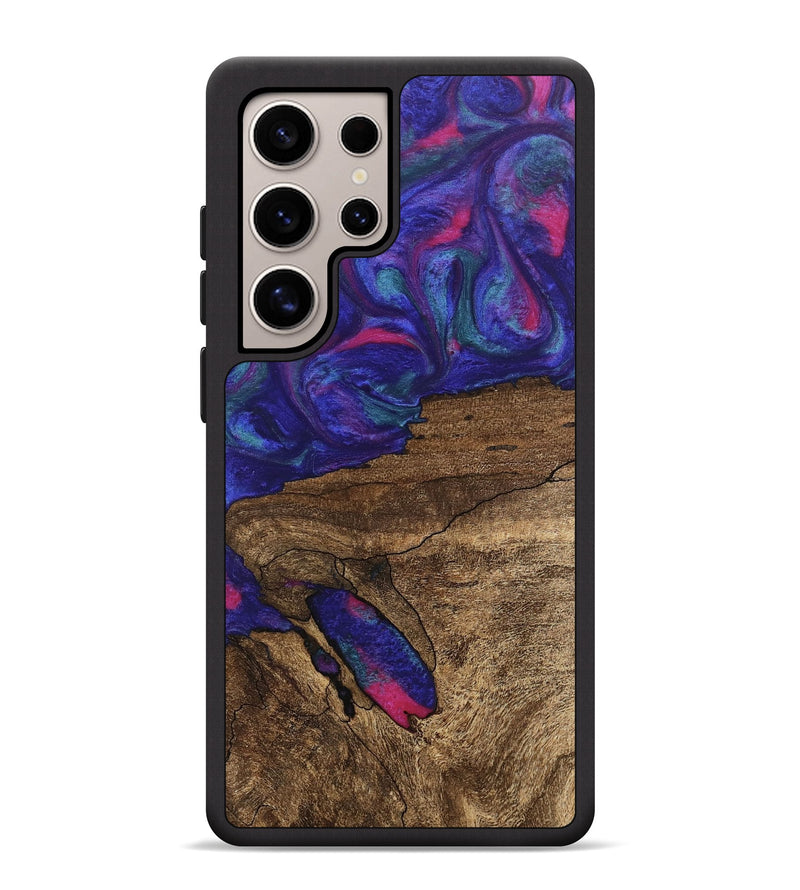 Galaxy S25 Ultra Wood Phone Case - Ieshia (Purple, 745481)