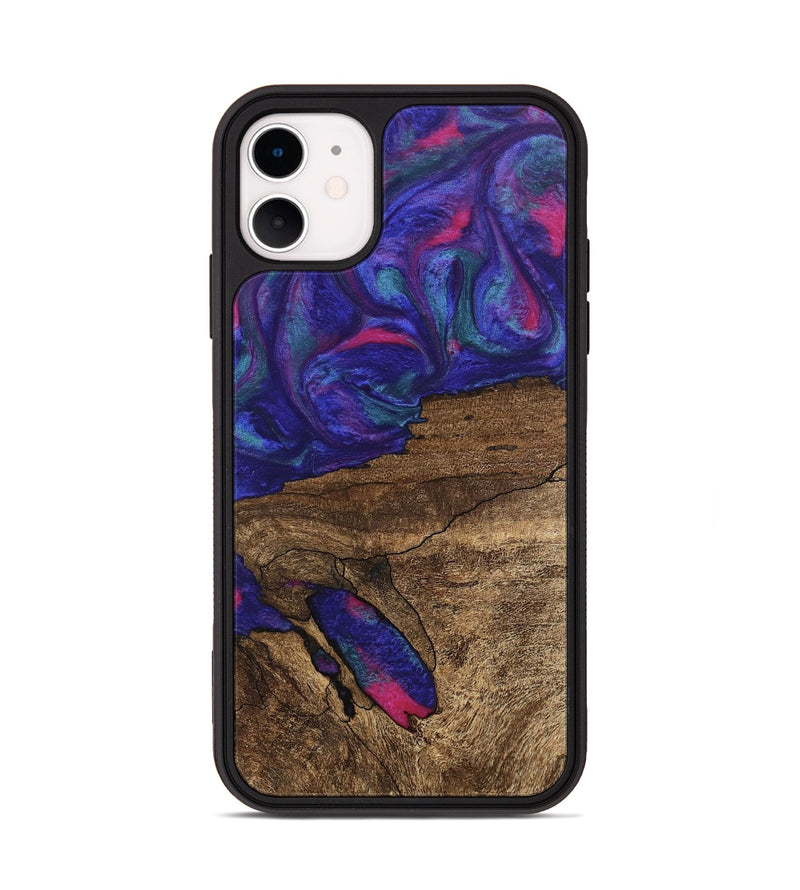 iPhone 11 Wood Phone Case - Ieshia (Purple, 745481)