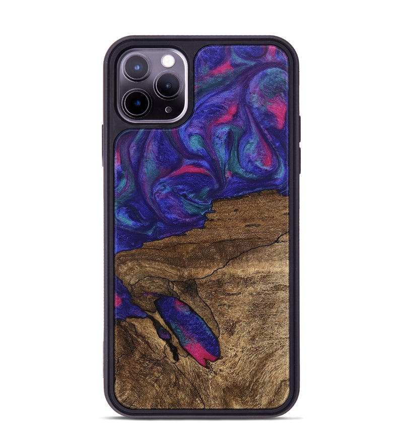 iPhone 11 Pro Max Wood Phone Case - Ieshia (Purple, 745481)