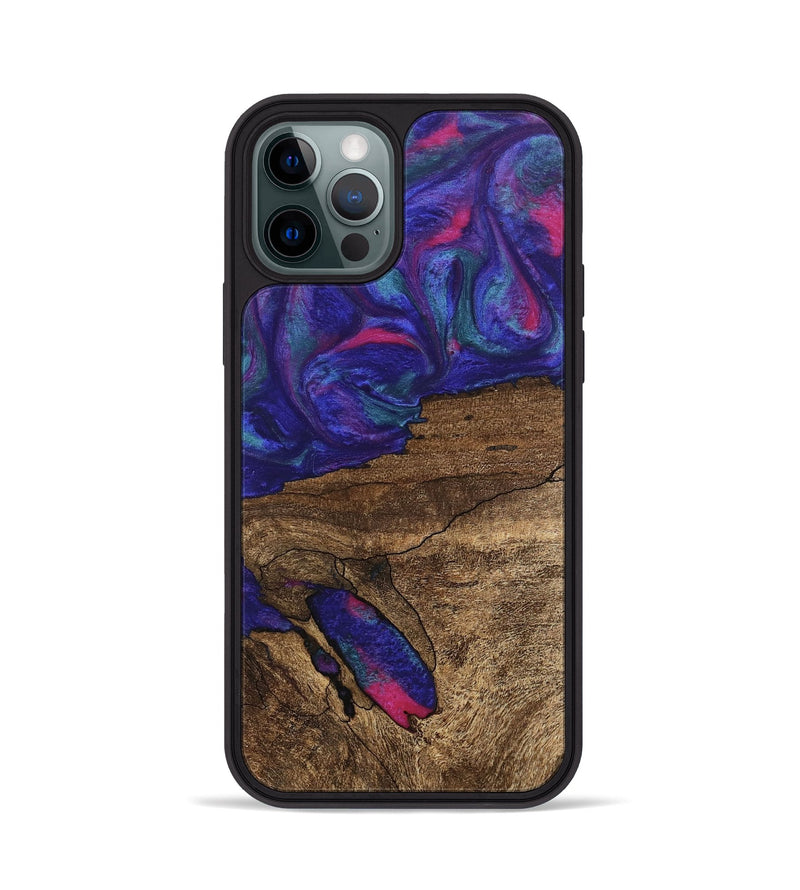 iPhone 12 Pro Wood Phone Case - Ieshia (Purple, 745481)