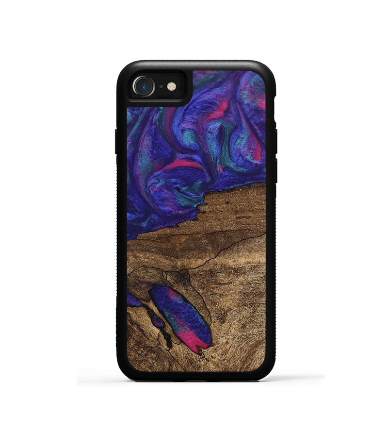 iPhone SE Wood Phone Case - Ieshia (Purple, 745481)