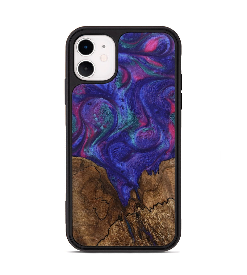 iPhone 11 Wood Phone Case - Jireh (Purple, 745482)