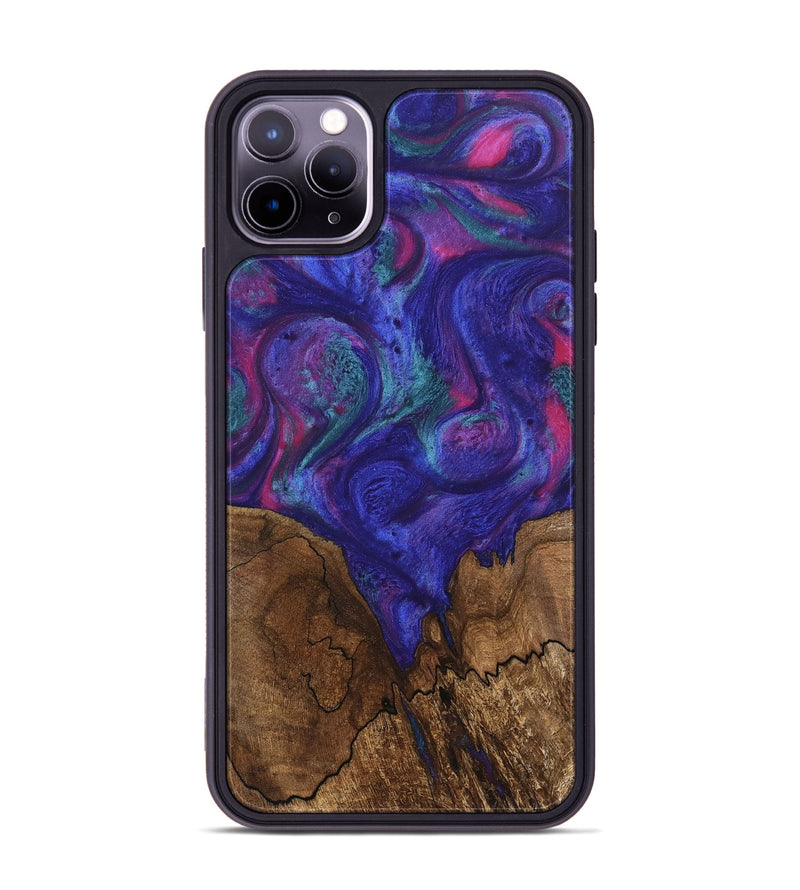 iPhone 11 Pro Max Wood Phone Case - Jireh (Purple, 745482)