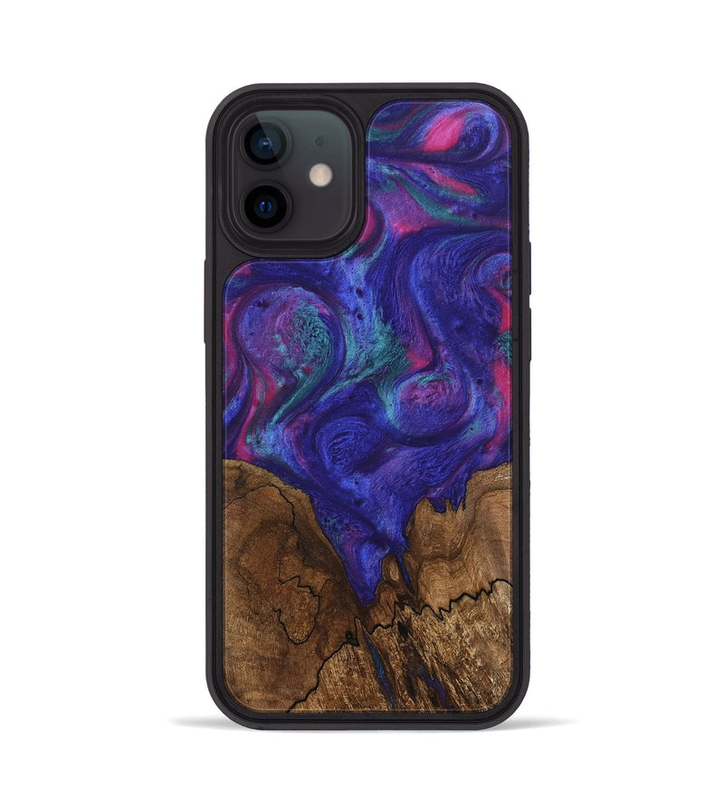 iPhone 12 Wood Phone Case - Jireh (Purple, 745482)