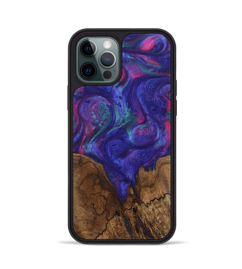 iPhone 12 Pro Wood Phone Case - Jireh (Purple, 745482)