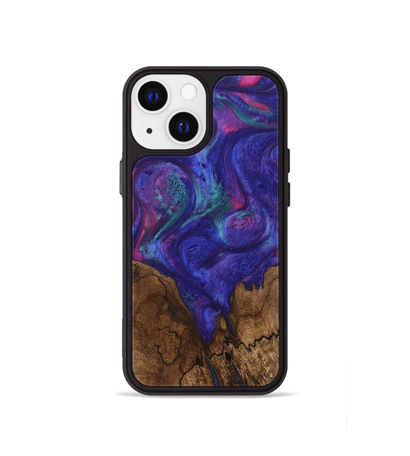 iPhone 13 mini Wood Phone Case - Jireh (Purple, 745482)