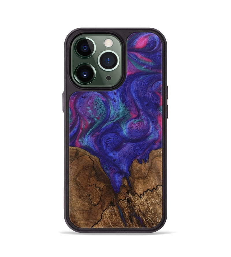 iPhone 13 Pro Wood Phone Case - Jireh (Purple, 745482)