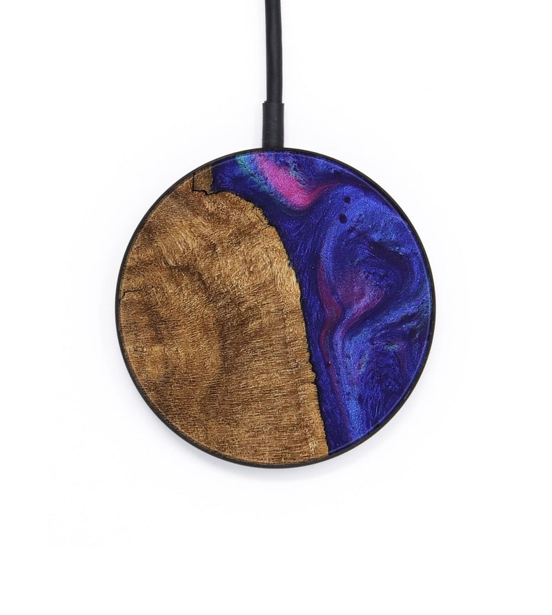 Circle Wood Wireless Charger - Carlo (Purple, 745484)