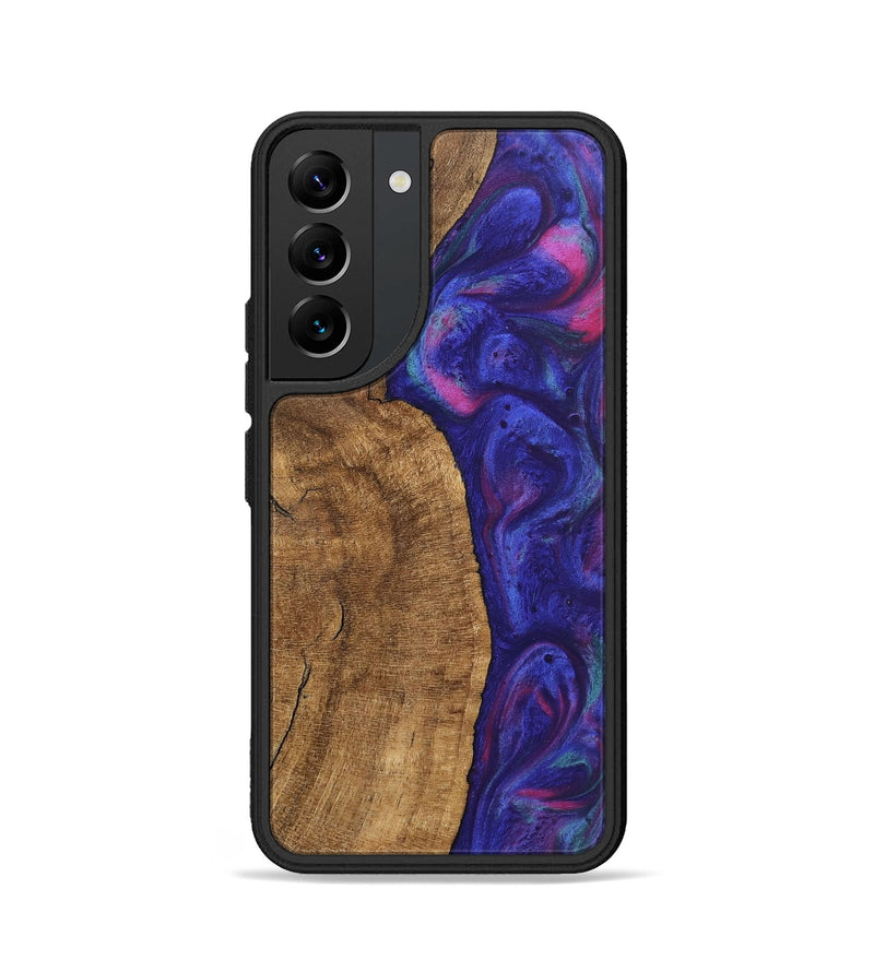 Galaxy S22 Wood Phone Case - Carlo (Purple, 745484)