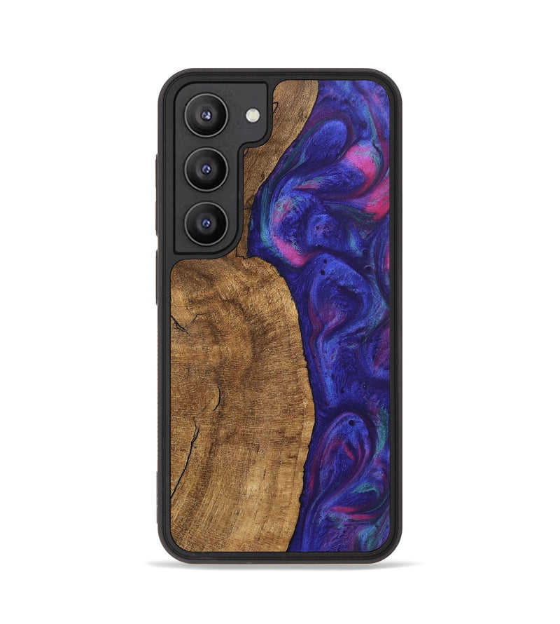 Galaxy S23 Wood Phone Case - Carlo (Purple, 745484)