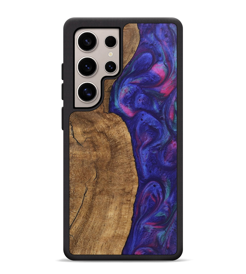 Galaxy S25 Ultra Wood Phone Case - Carlo (Purple, 745484)