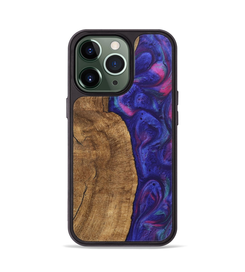 iPhone 13 Pro Wood Phone Case - Carlo (Purple, 745484)