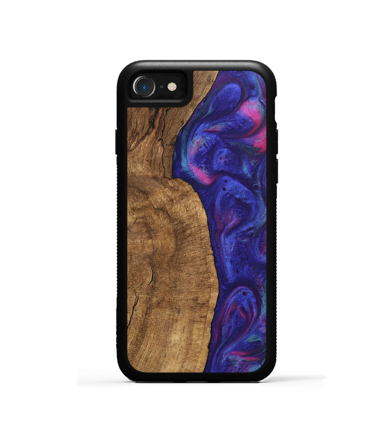 iPhone SE Wood Phone Case - Carlo (Purple, 745484)