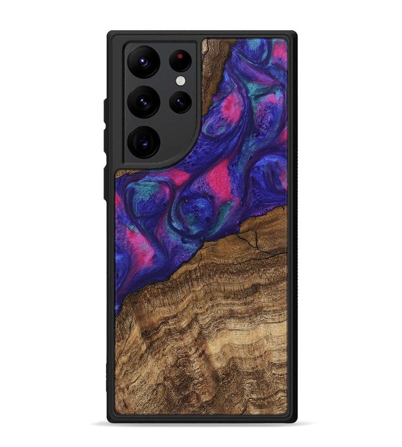 Galaxy S22 Ultra Wood Phone Case - Lamar (Purple, 745485)