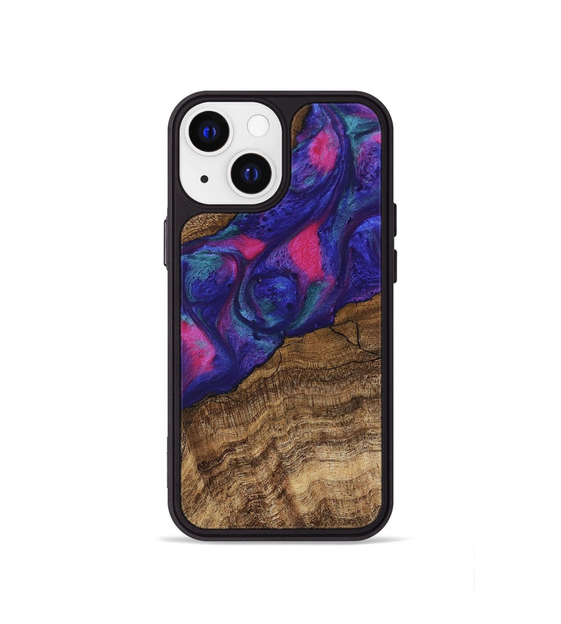 iPhone 13 mini Wood Phone Case - Lamar (Purple, 745485)