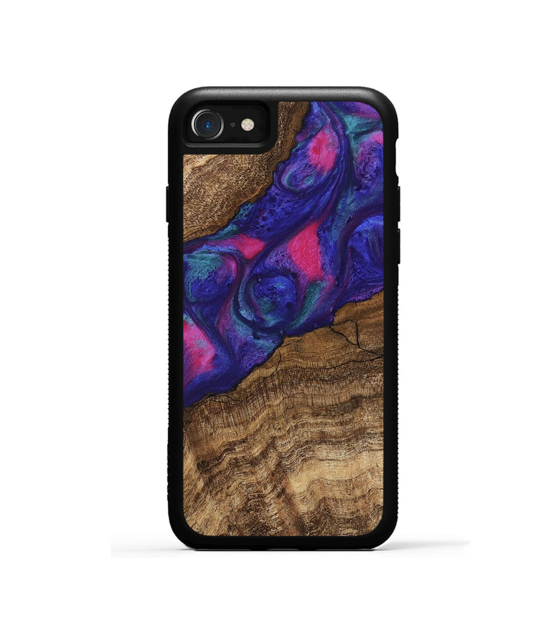 iPhone SE Wood Phone Case - Lamar (Purple, 745485)