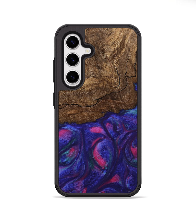 Galaxy S25 Wood Phone Case - Roma (Purple, 745486)