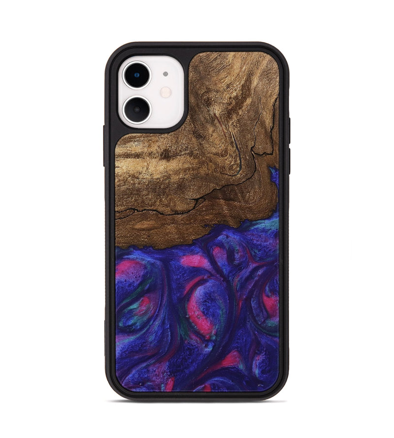 iPhone 11 Wood Phone Case - Roma (Purple, 745486)