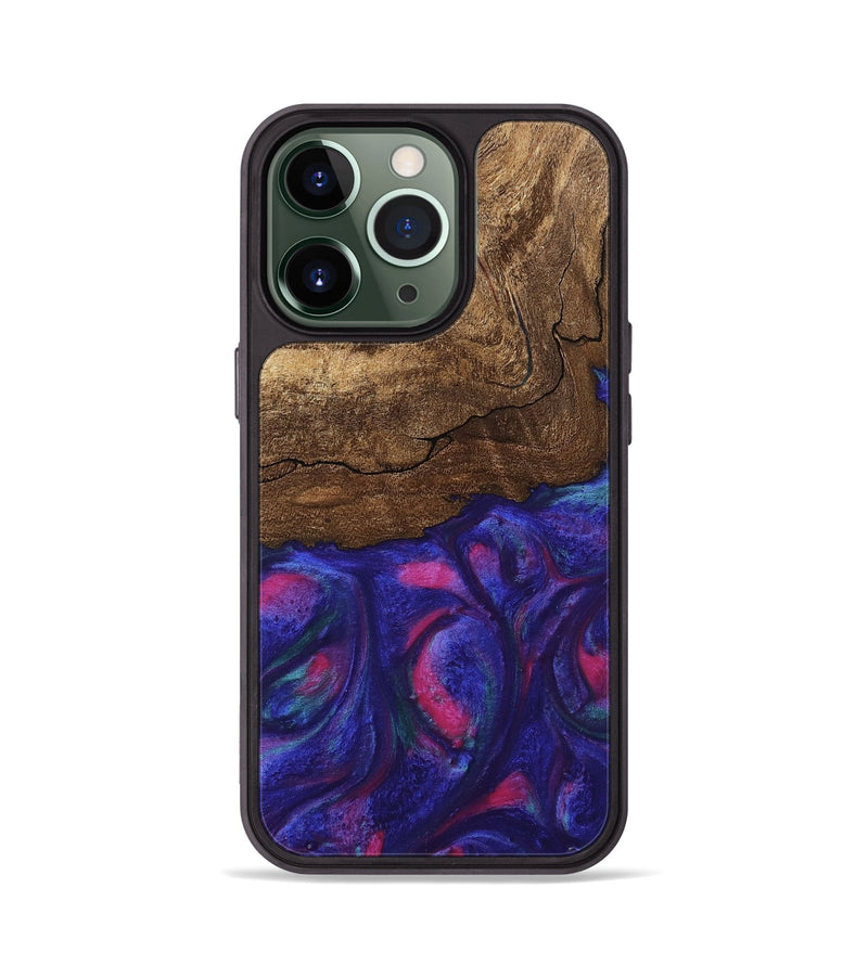 iPhone 13 Pro Wood Phone Case - Roma (Purple, 745486)