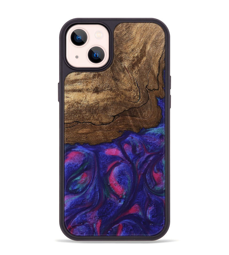 iPhone 14 Plus Wood Phone Case - Roma (Purple, 745486)