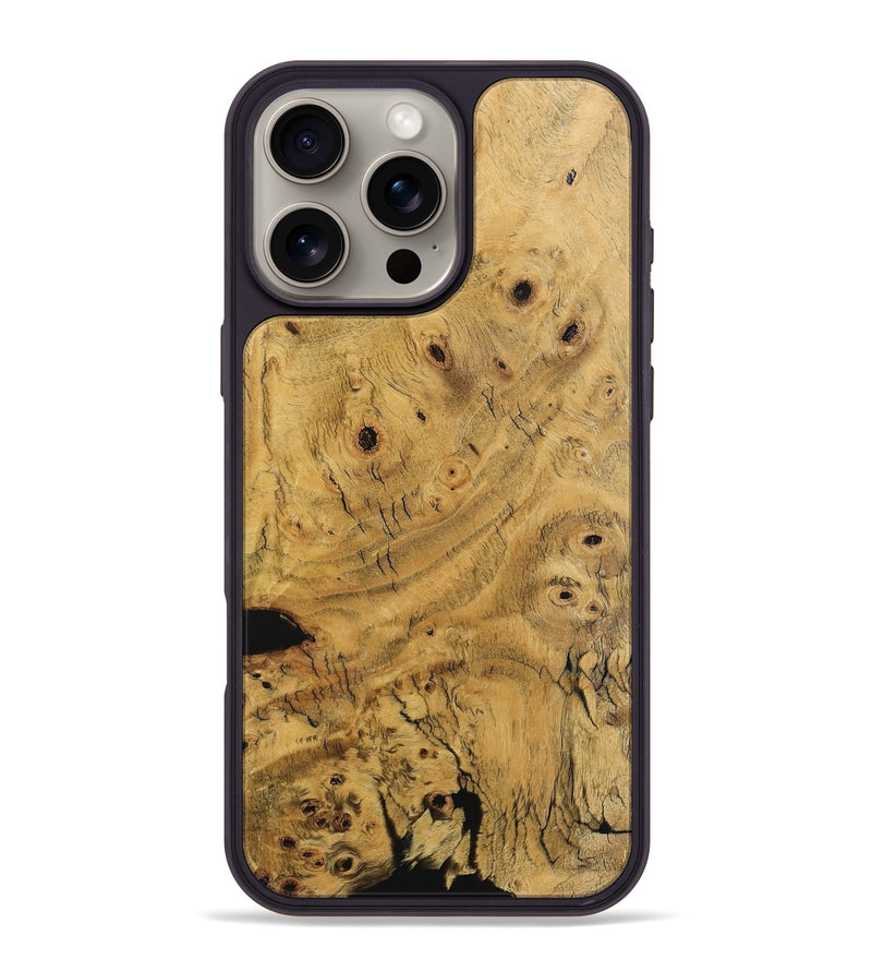 iPhone 16 Pro Max Wood Phone Case - Rowena (Wood Burl, 745489)