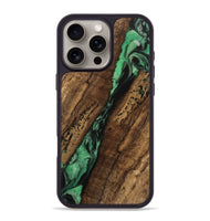 iPhone 16 Pro Max Wood Phone Case - Beth (Green, 745491)