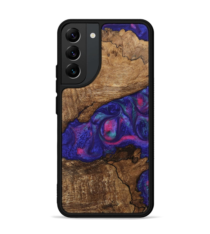 Galaxy S22 Plus Wood Phone Case - Birdie (Purple, 745493)