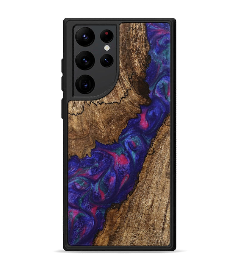 Galaxy S22 Ultra Wood Phone Case - Novah (Purple, 745495)