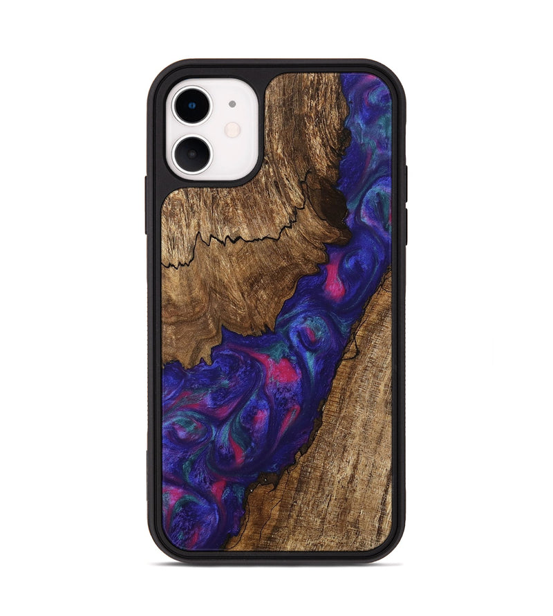 iPhone 11 Wood Phone Case - Novah (Purple, 745495)