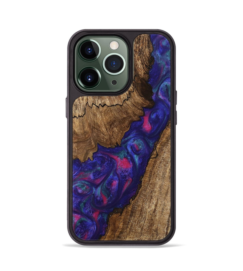 iPhone 13 Pro Wood Phone Case - Novah (Purple, 745495)