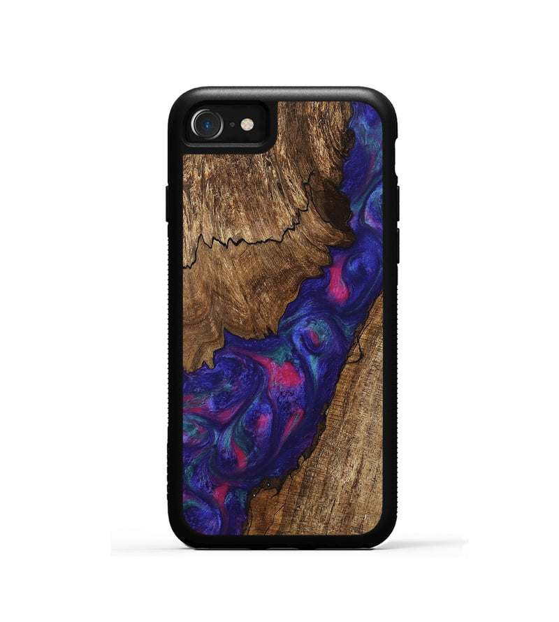 iPhone SE Wood Phone Case - Novah (Purple, 745495)