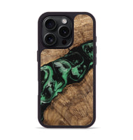 iPhone 16 Pro Wood Phone Case - Dina (Green, 745500)