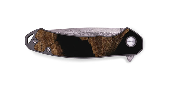 EDC Wood Pocket Knife - Ozzy (Wood Burl, 745501)