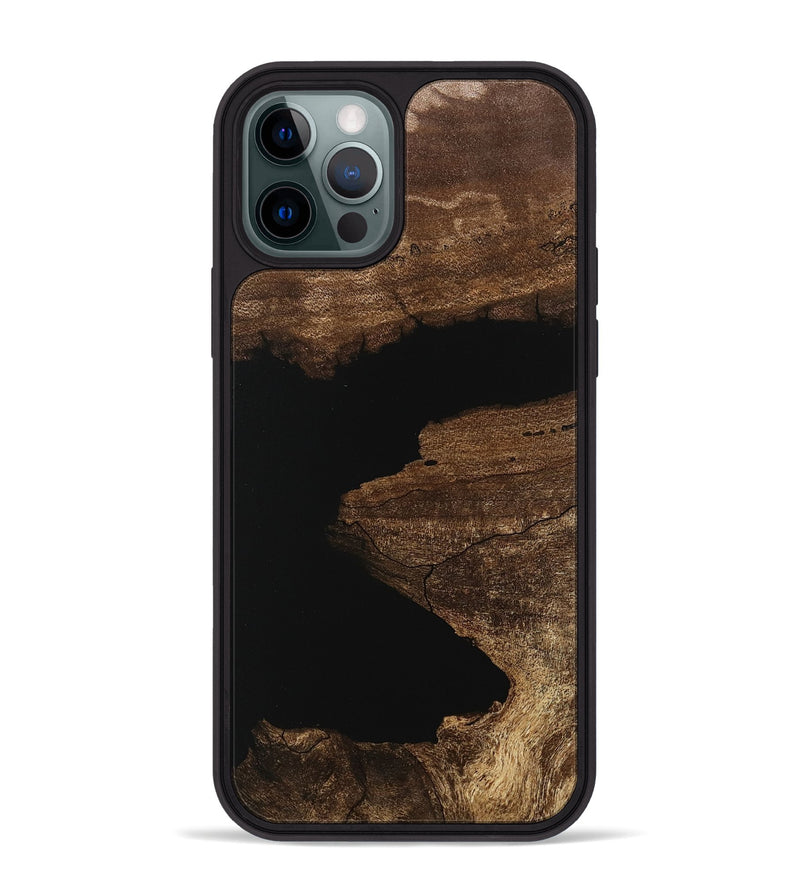 iPhone 12 Pro Max Wood Phone Case - Ozzy (Wood Burl, 745501)