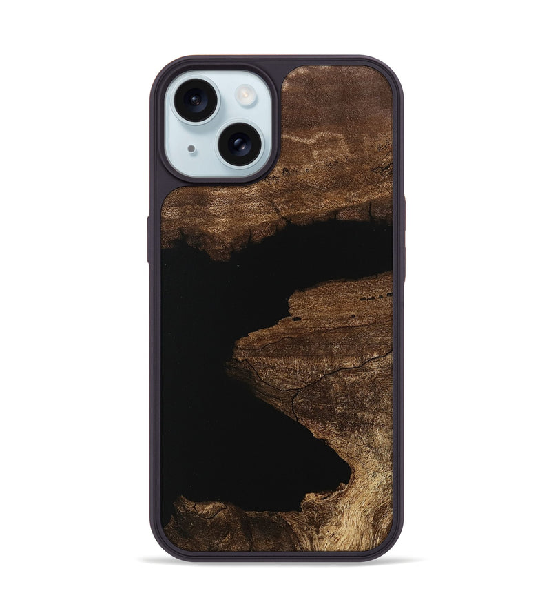 iPhone 15 Wood Phone Case - Ozzy (Wood Burl, 745501)